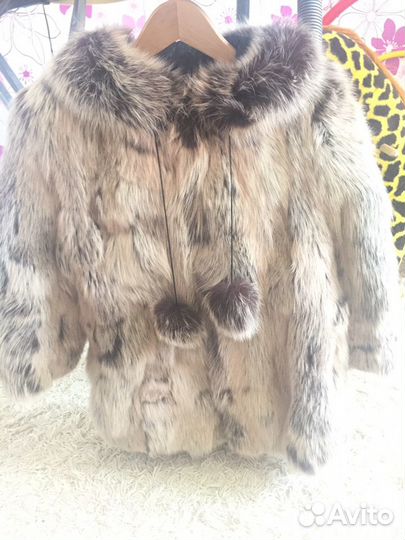 Песцовая Шуба на девочку 5-7 лет