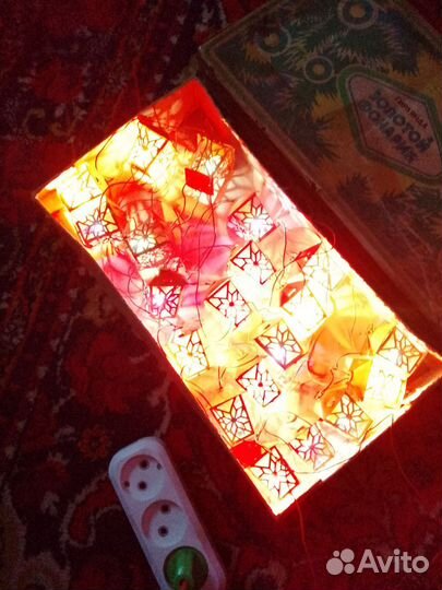 Гирлянда золотой фонарик СССР