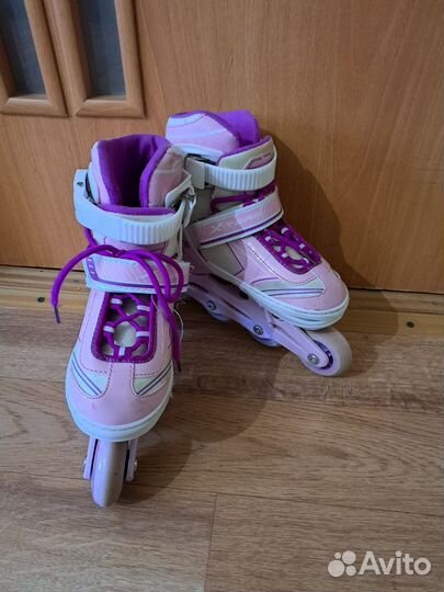 Роликовые коньки детские раздвижные