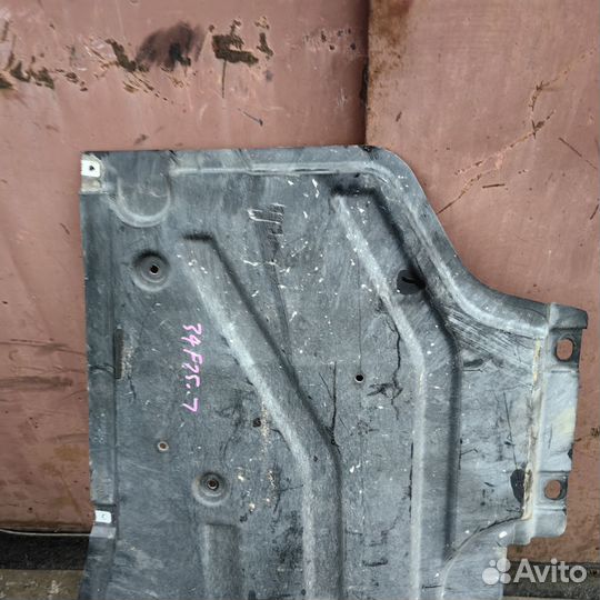 Защита днища задняя правая BMW x3 f25 x4 f26