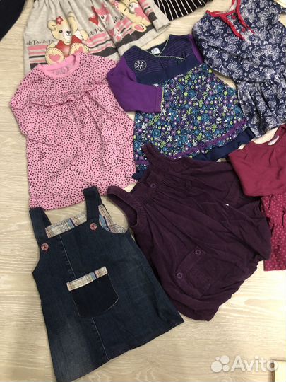 Пакет вещей на девочку 74 80 размер