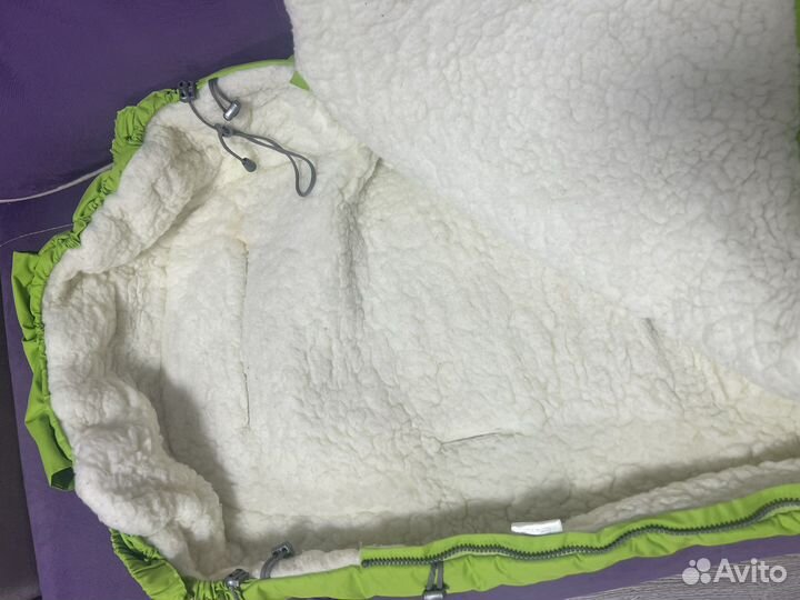 Зимний конверт в коляску с муфтой