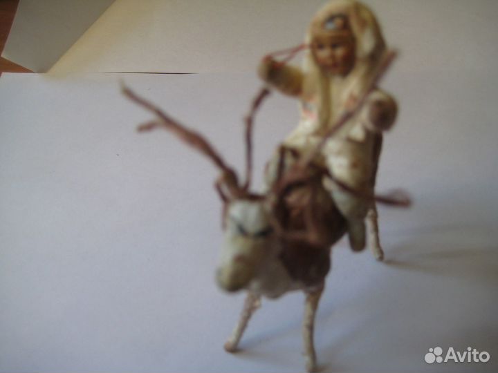 Ватные новогодние игрушки СССР