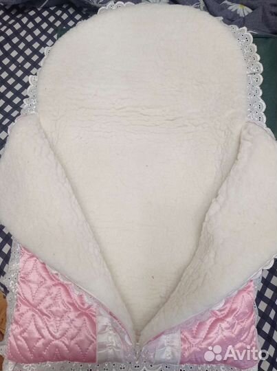 Конверт на выписку зимний для девочки