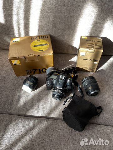 Зеркальный фотоаппарат nikon d7100 комплект
