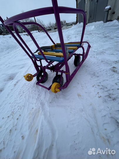 Санки на колесах