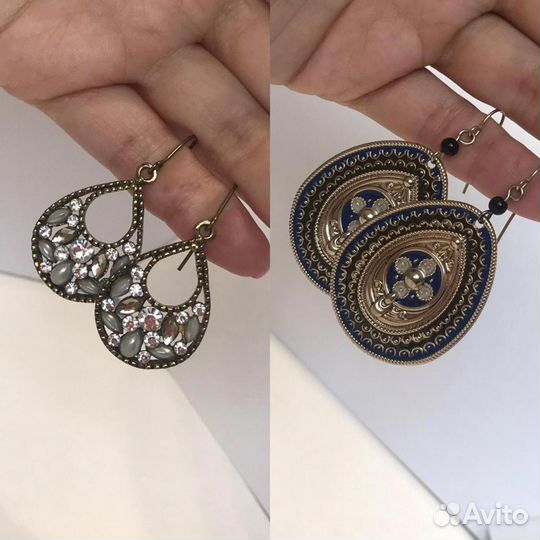 Серьги вечерние