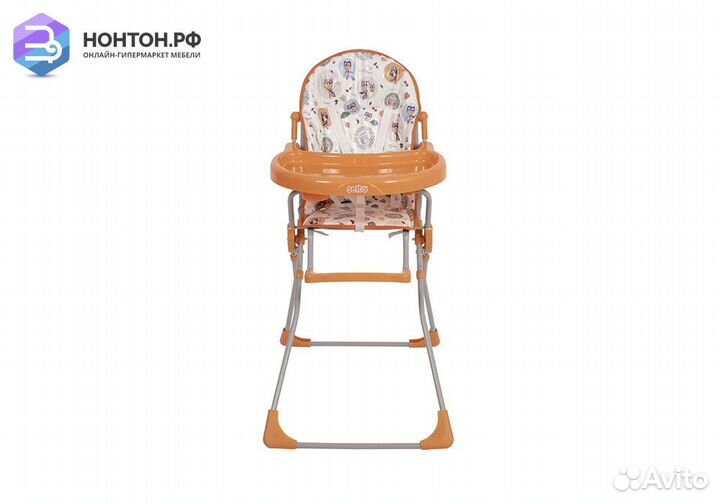 Стульчик для кормления Selby 152 совы оранжевый