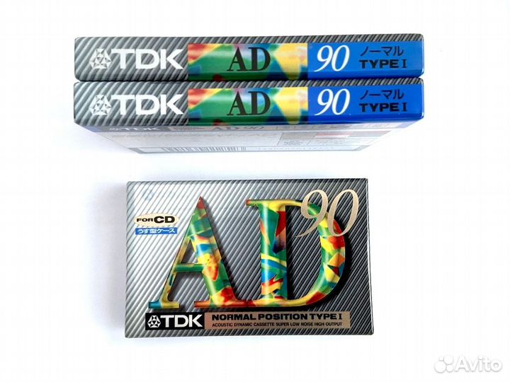Аудиокассеты кассеты TDK AD 90 - 1994 г