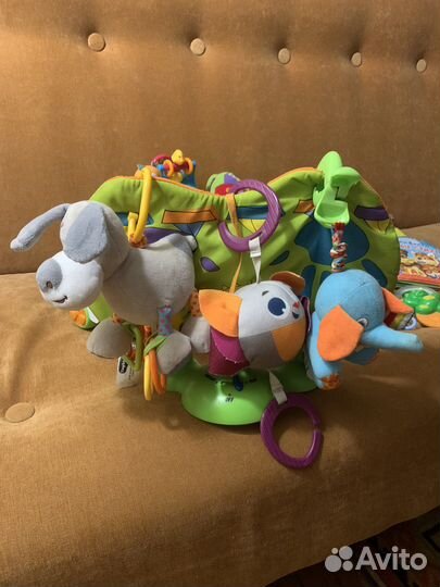 Развивающий коврик + игрушки