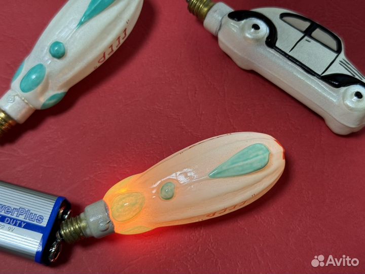 Фигурная гирлянда СССР лампочки