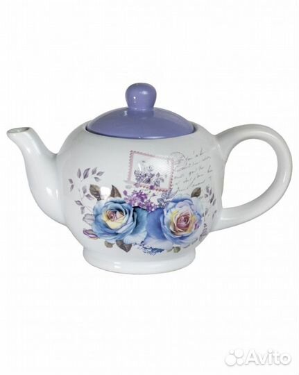 Чайник заварочный 950мл сиреневый букет /нс700-Р85