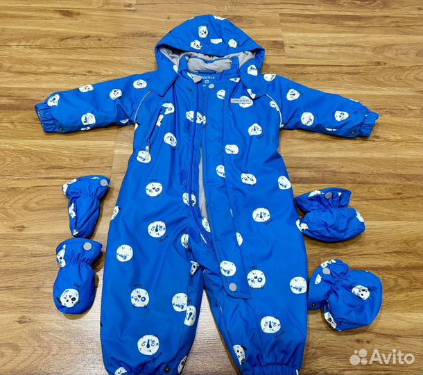 Комбинезон демисезонный 80 86 crokid для мальчика