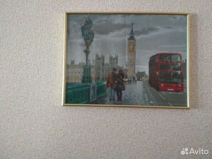 Картина вышитая крестиком