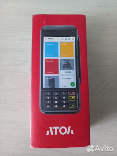 Онлайн касса с эквайрингом атол пт-5Ф, без фн