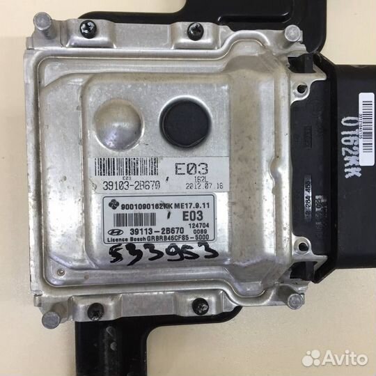 Блок управления двигателем Hyundai Solaris 2010-20