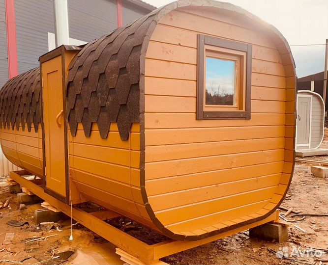 Баня-бочка с доставкой
