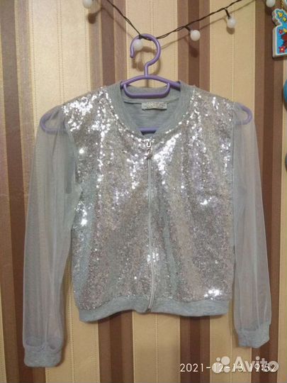 Блузка бомбер на девочку