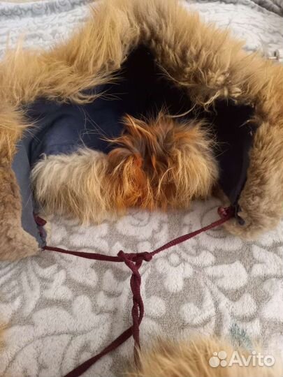 Шапка из меха лисы