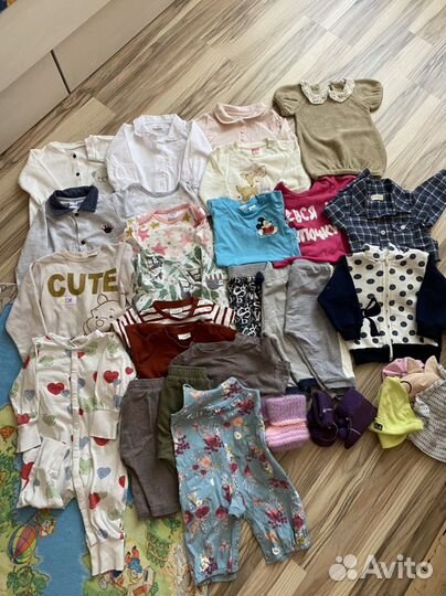 Детские вещи пакетом 68-74