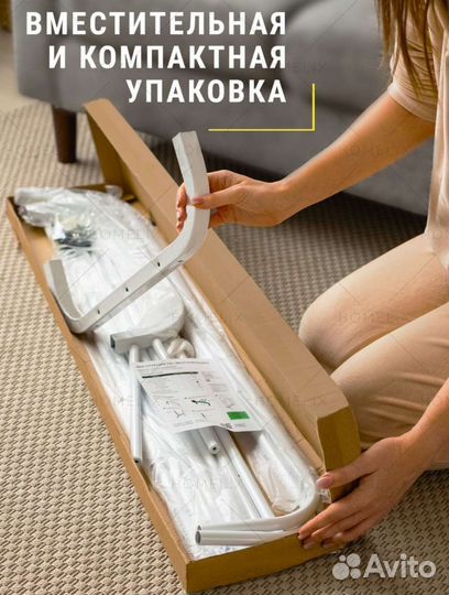 Вешалка напольная новая черная