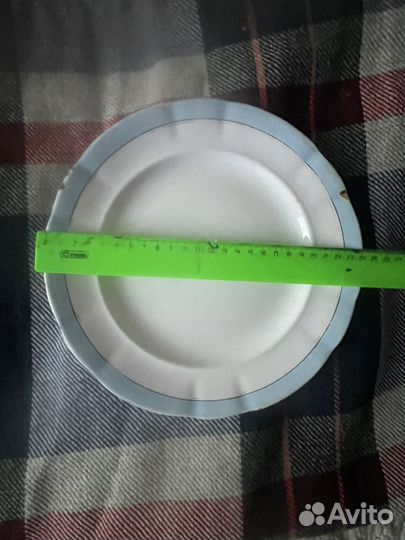 Тарелка кузнецовский фарфор