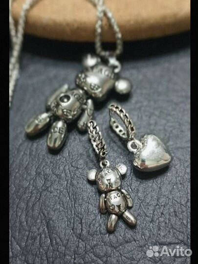 Серьги и кулон новые