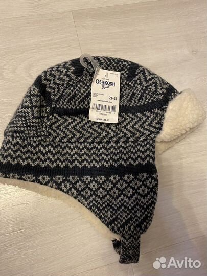 Шапка для мальчика 2-4 года