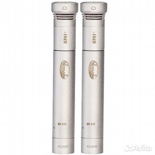 Стереопара микрофонов Октава мк-012 (никель, в кар