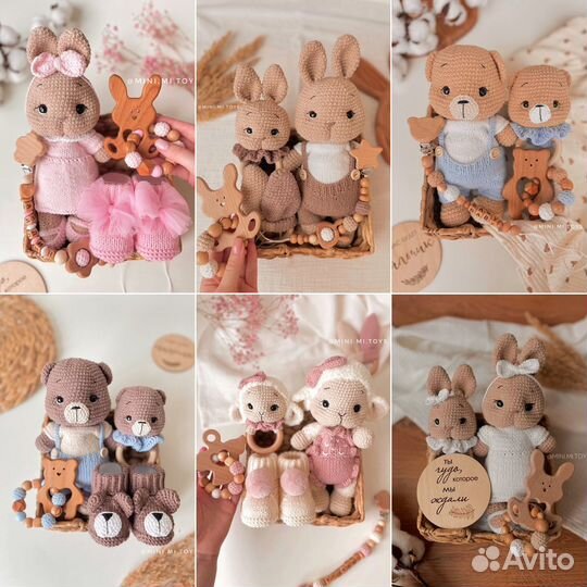 Вязаная игрушка ручной работы