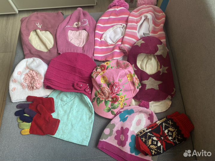 Детские шапочки и др пакетом