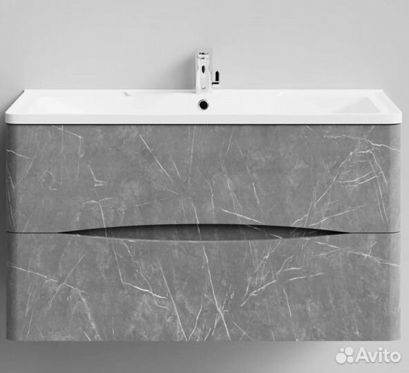 Тумба с раковиной навесная