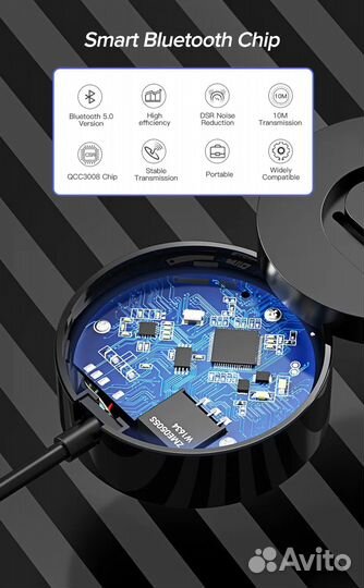 Auх адаптер для магнитолы с Bluetooth