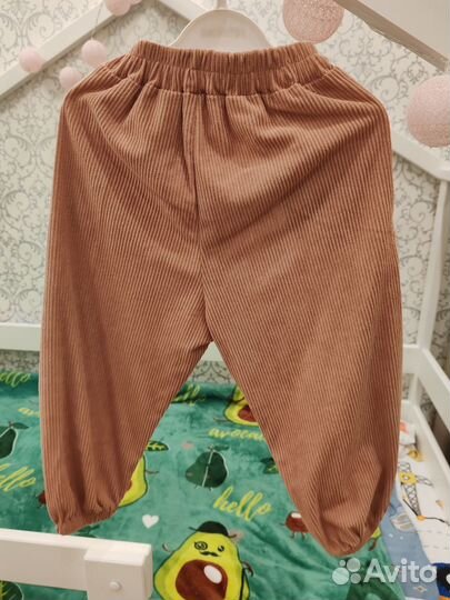 Штаны вельветовые для девочки 98 размер