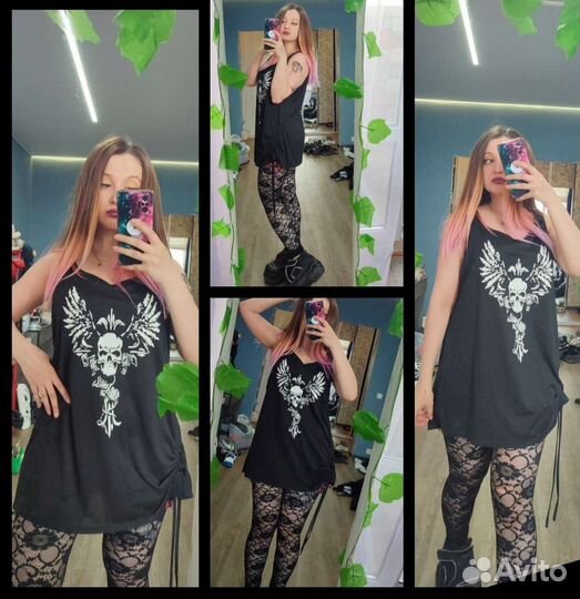 Готические вещи панк рок готика у2к гранж винтаж