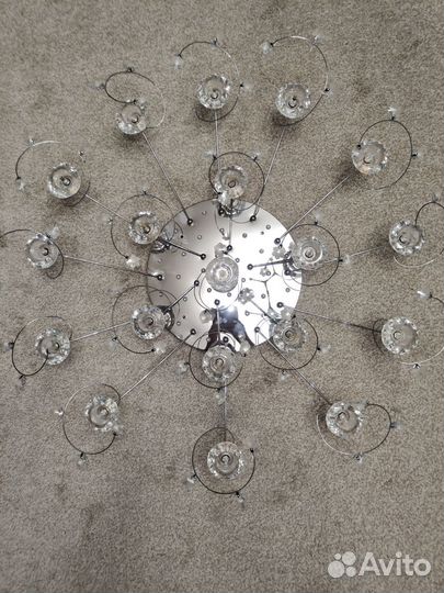 Люстра хрустальная, с дистанционным управлением