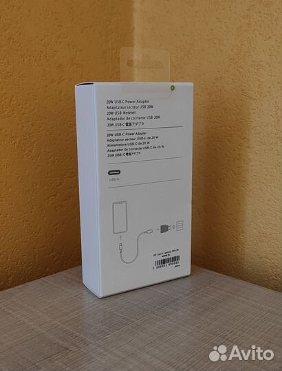 Комплект быстрой зарядки Apple 20w