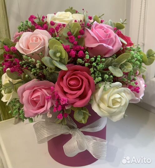 Букет цветов из мыла
