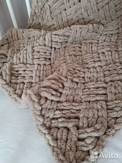 Плед на выписку плюшевый