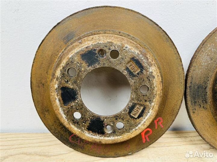 Тормозной диск задний Kia Cerato 3 2.0 G4NA