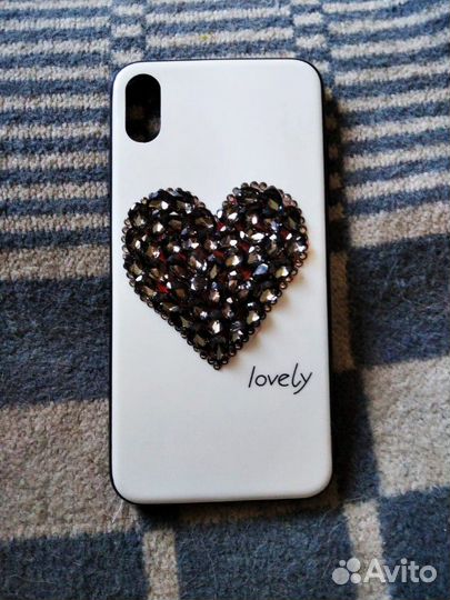 Чехол Lovely для iPhone XS Max со стразами