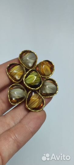 Брошь винтажная 1960-1980-е гг. №26 726 Размер и с