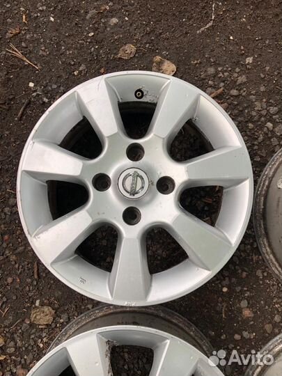 Диски литые оригинальные R15 Ниссан Тиида