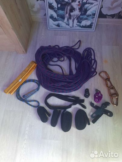 Альпинистское снаряжение Венто. Веревка. Спуское