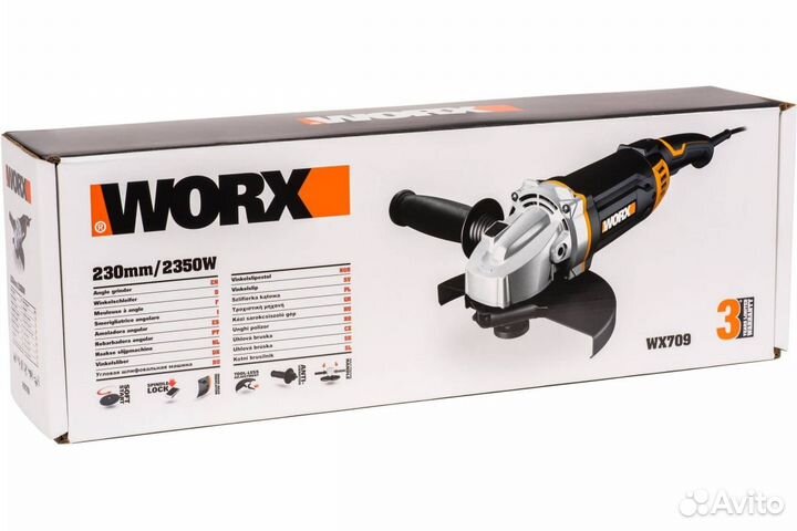 Болгарка worx WX709 2300 Вт 230 мм