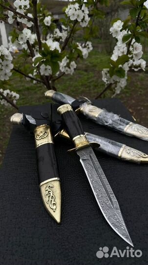 Нож «Р» дамаск