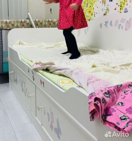 Детская кровать от 3 лет с матрасом бу