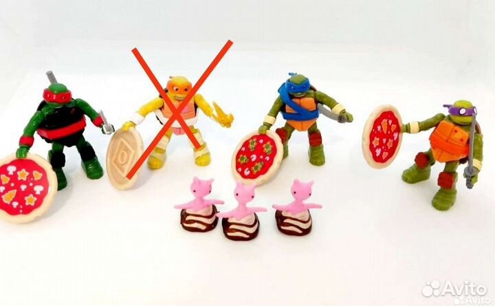 Фигурки черепашки ниндзя