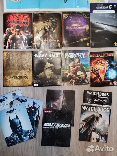 Мануалы от дисков PS3