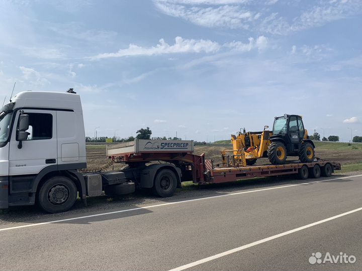 Трал низкорамный с лебёдкой